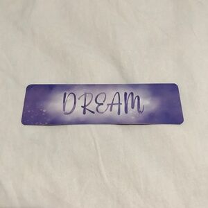 Dream Bookmark Double Sided Ombre Clouds Wish or You Could Make It Happen